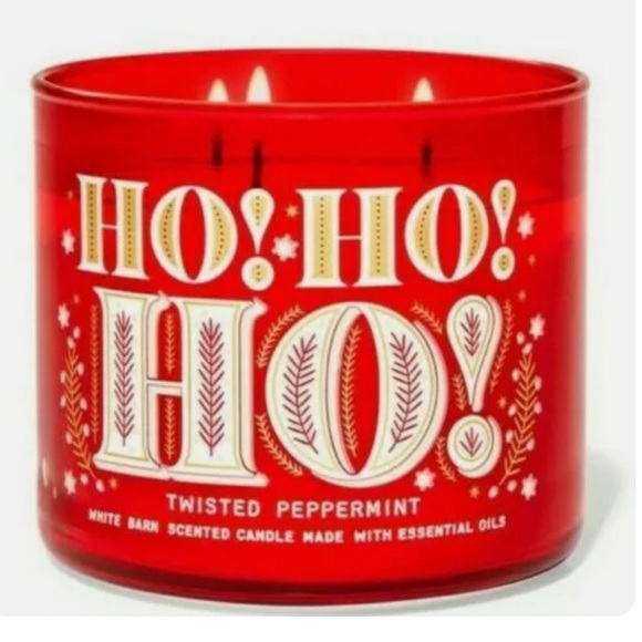 Bath & Body Works Other - 🎅 BBW Twisted Peppermint 3-Wick Candle NEW